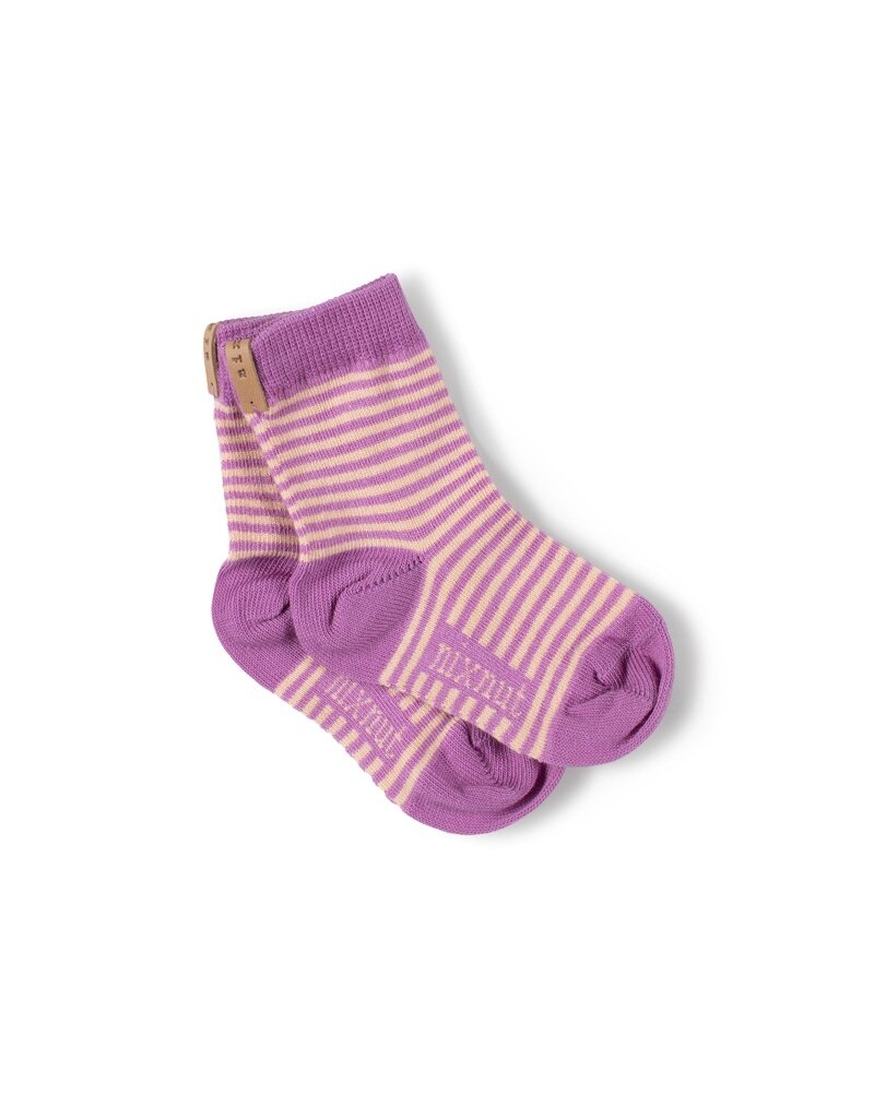 Nixnut Striped Socks Lotus