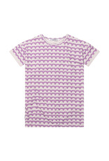 Mingo T-Shirt Dress Violet Waves