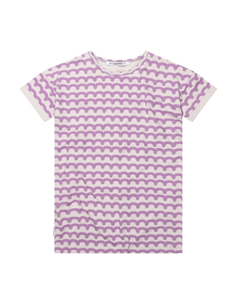 Mingo T-Shirt Dress Flush Waves