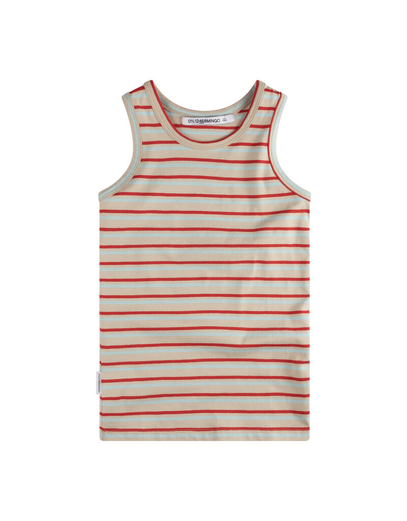 Mingo Singlet Cherry Stripe