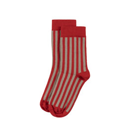 Mingo Sock Stripe Cherry Mushroom