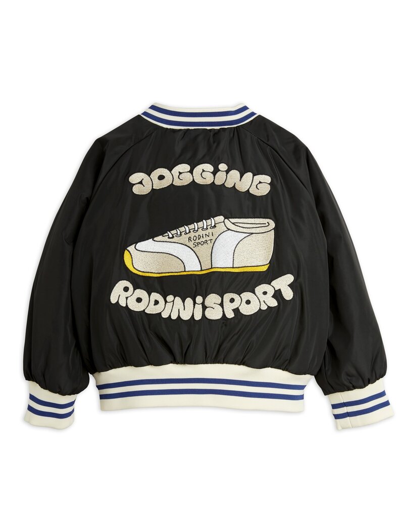 Mini Rodini Stripe reversible Baseball Jacket Multi