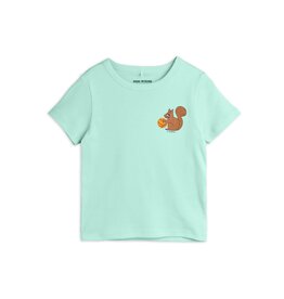 Mini Rodini Squirrel Tee Green