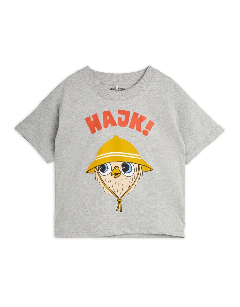 Mini Rodini Hiki Tee Grey Melange