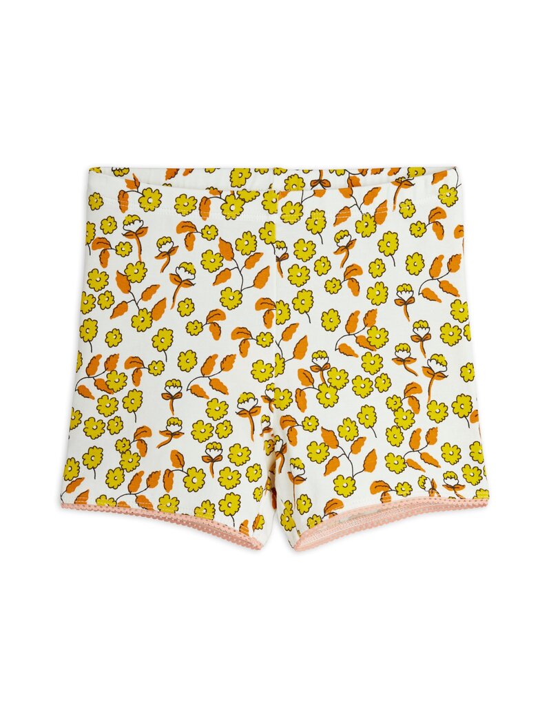 Mini Rodini Flowers aop Lace Edge Shorts