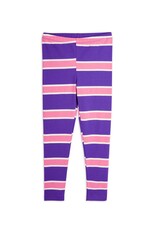 Mini Rodini Stripe Leggings Purple