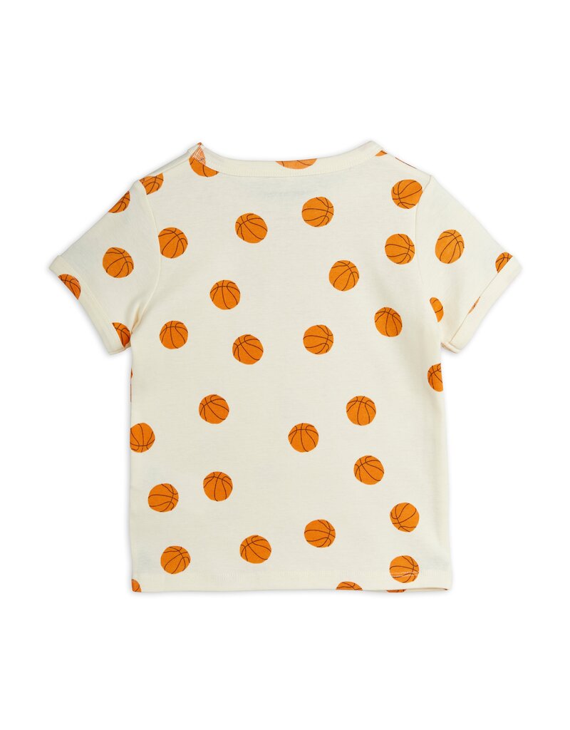 Mini Rodini Basketball aop Tee Offwhite