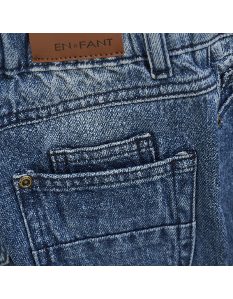 En Fant Shorts Denim Blue Denim