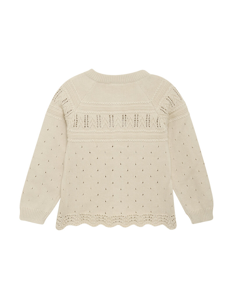 En Fant Cardigan Knit Eggnog