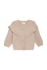 En Fant Cardigan Knit Peach Whip