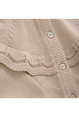 En Fant Cardigan Knit Peach Whip