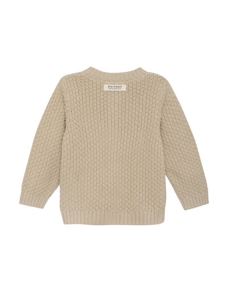 En Fant Cardigan Knit Cement