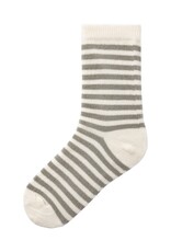 Lil' Atelier Love Stripe Sock Silver Filigree