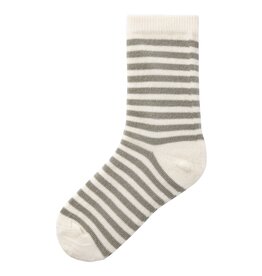 Lil' Atelier Love Stripe Sock Silver Filigree