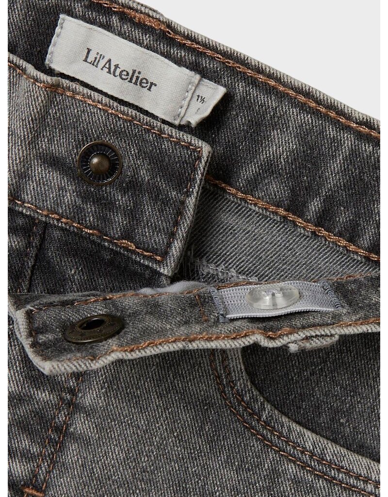 Lil' Atelier Ryan Regular Shorts Light Grey Denim