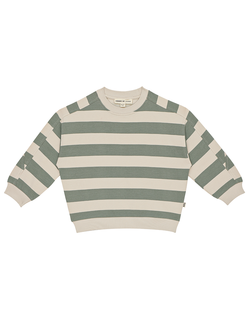 House of Jamie Sweatshirt Stormy Sea Stripes