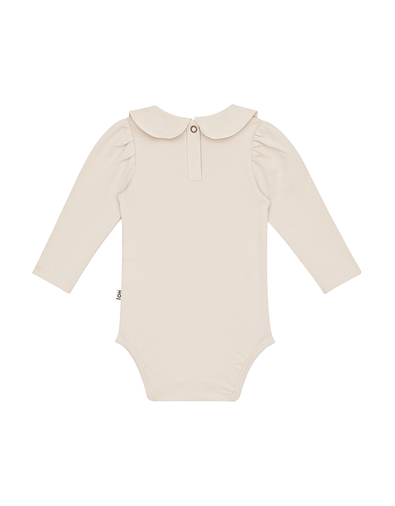 House of Jamie Collar Puff Bodysuit Cloud