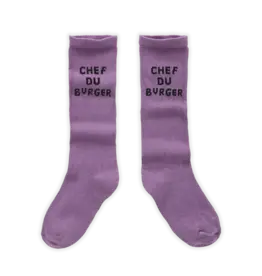 Sproet & Sprout Socks Chef du Burger Purple