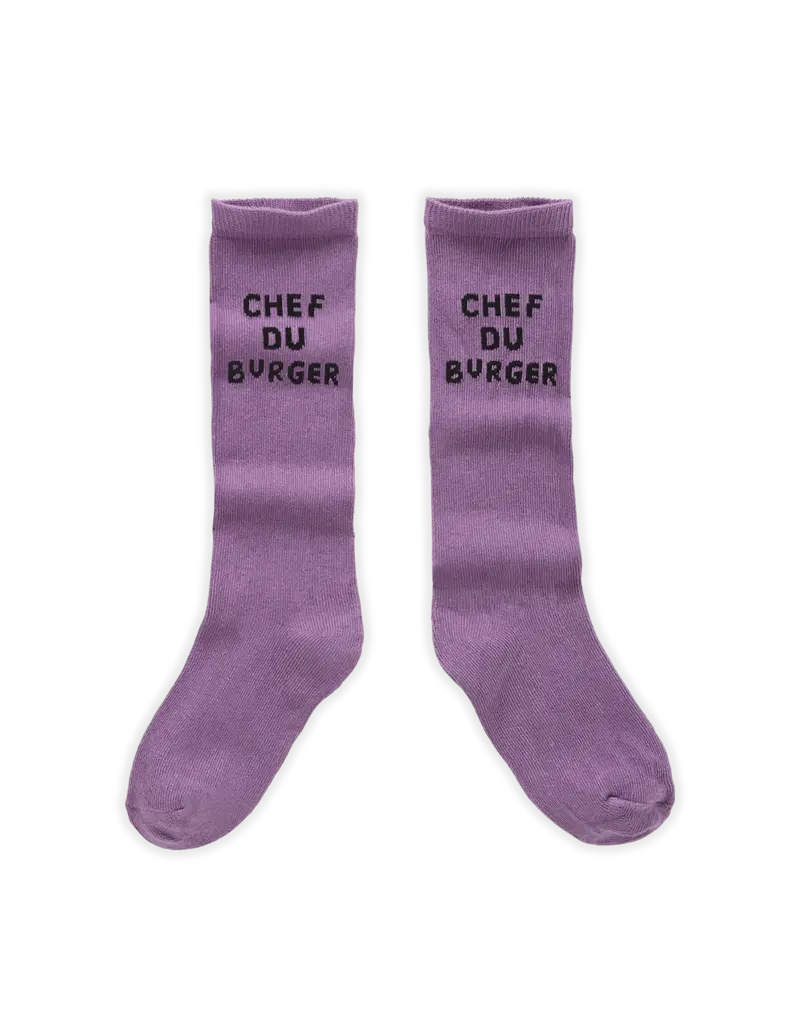 Sproet & Sprout Socks Chef du Burger Purple