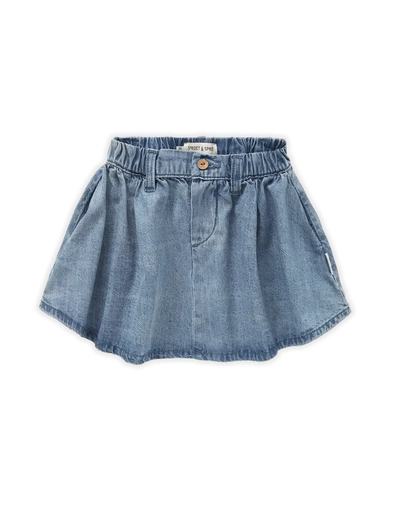 Sproet & Sprout Skirt Denim Blue Denim