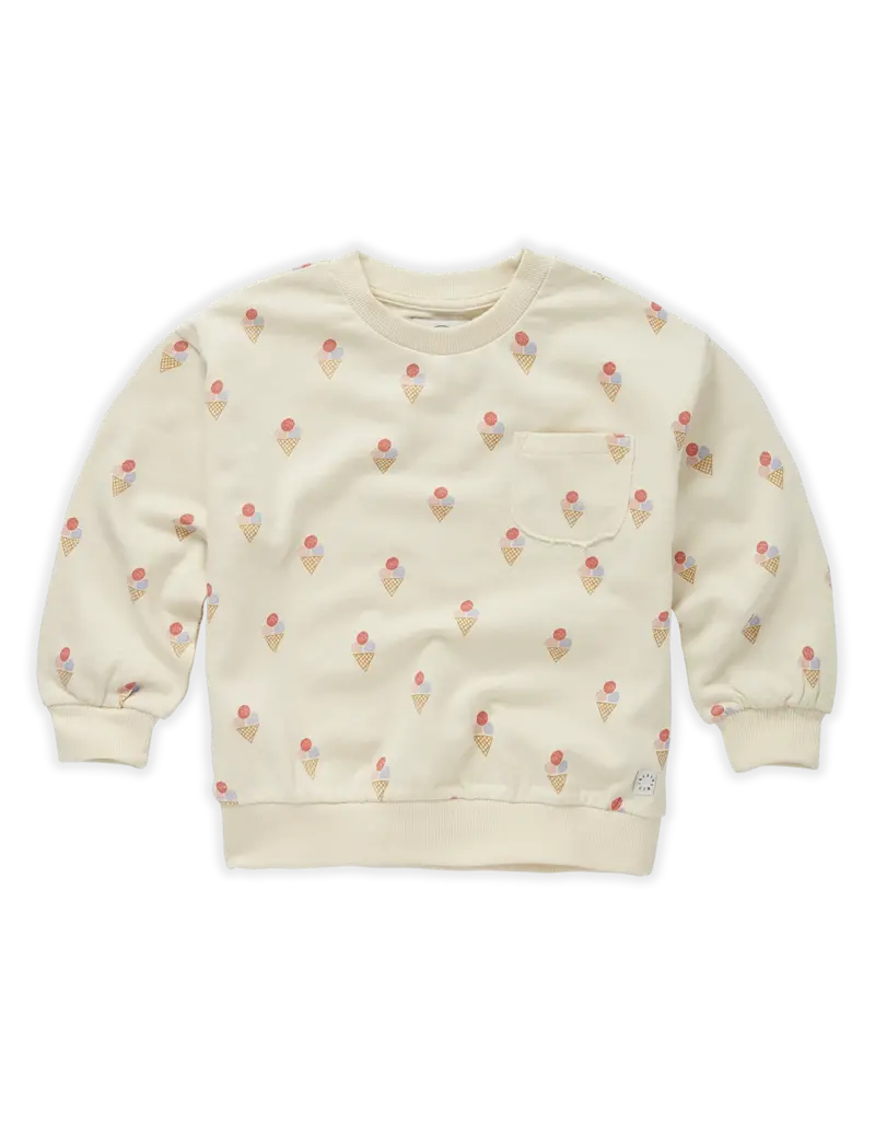 Sproet & Sprout Sweatshirt Pocket Ice Cream Print