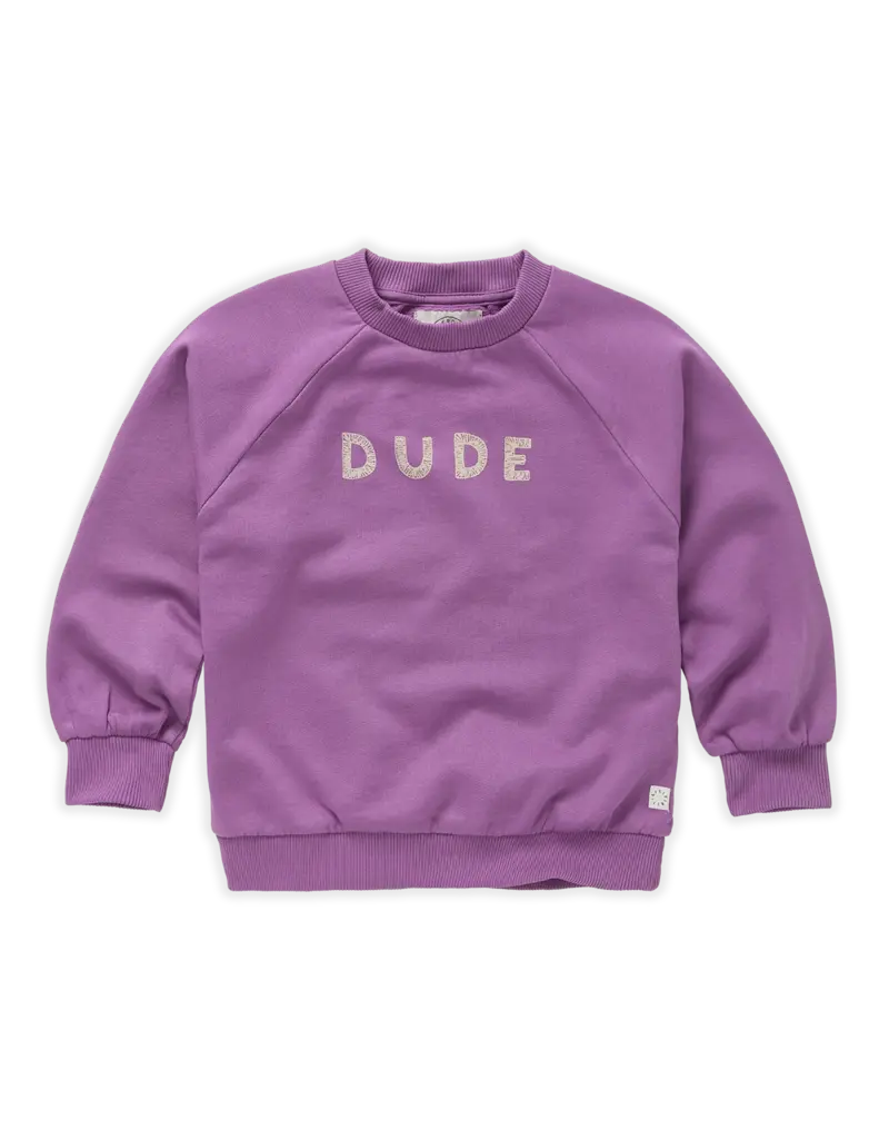 Sproet & Sprout Sweatshirt Raglan Dude Purple