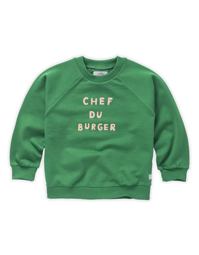 Sproet & Sprout Sweatshirt Raglan Chef du Burger