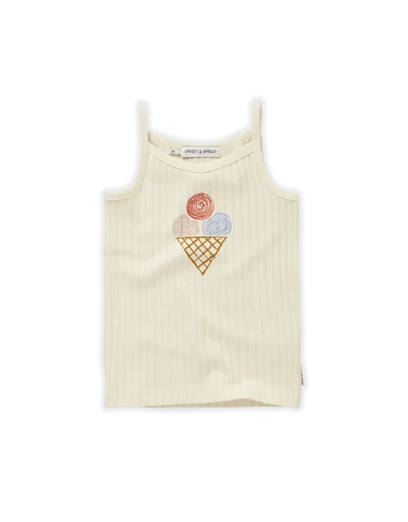 Sproet & Sprout Strap Top Girls Ice Cream