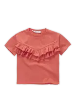 Sproet & Sprout T-Shirt Ruffle Coral