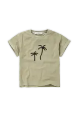 Sproet & Sprout Terry T-Shirt Palmtrees Aloe Vera