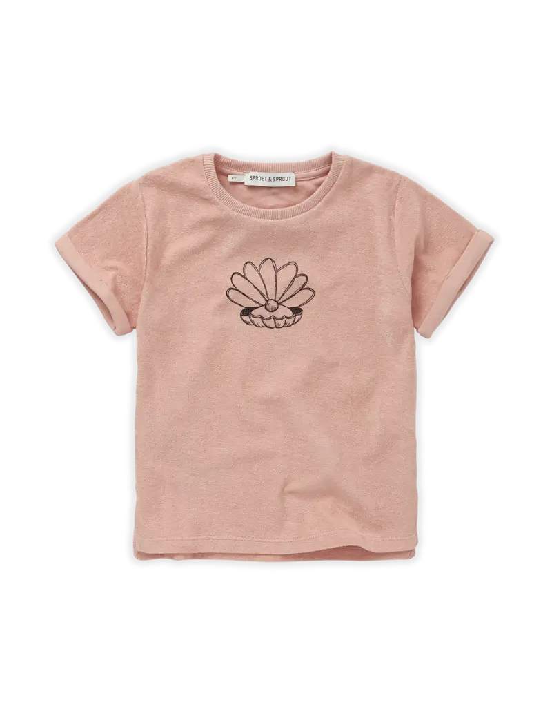 Sproet & Sprout Terry T-Shirt Shell Blossom