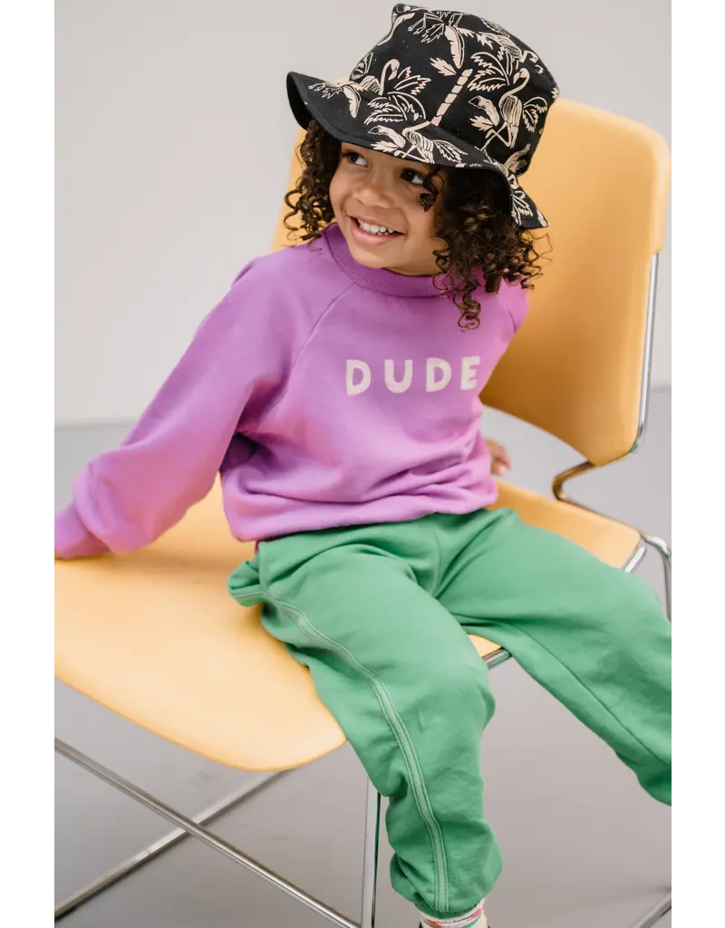 Sproet & Sprout Sweatshirt Raglan Dude Purple