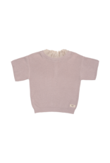 Baje Studio Gini Shortsleeve Knit Top Lilac