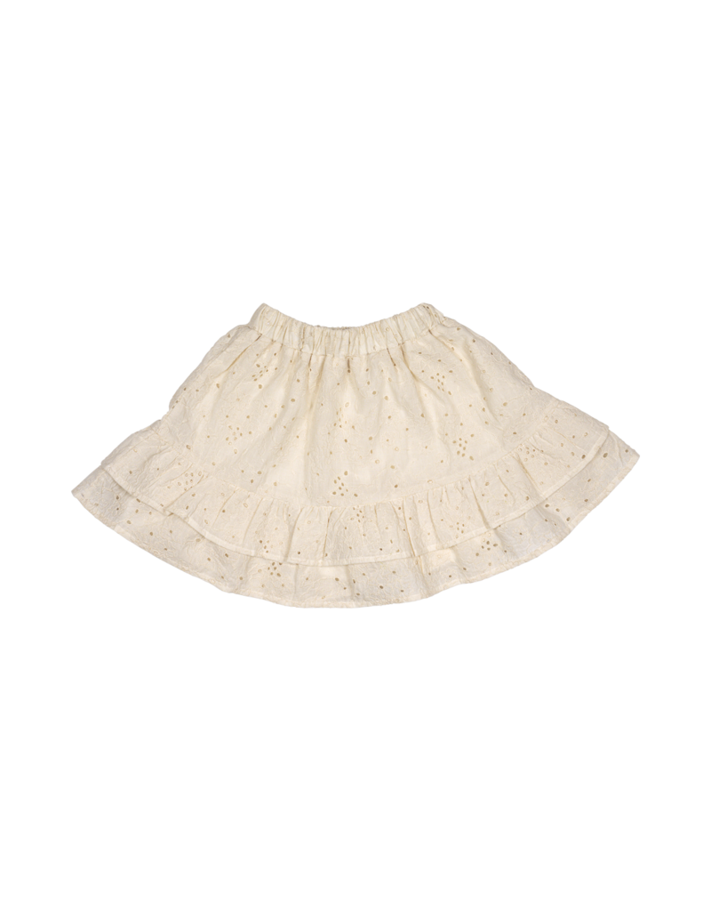Baje Studio Airlie Embroidery Skirt White