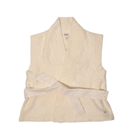 Baje Studio Amanta Gilet in woven structure