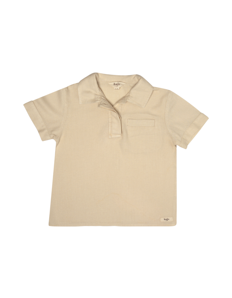 Baje Studio Lion Linen Shortsleeve Sand