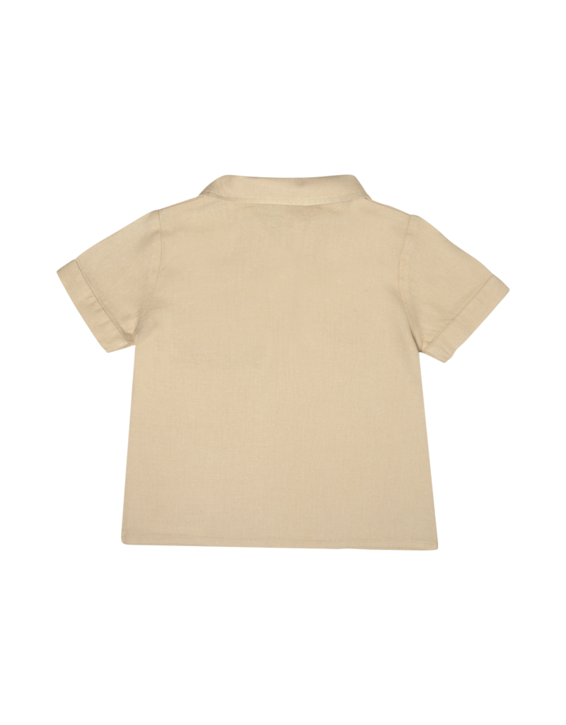 Baje Studio Lion Linen Shortsleeve Sand