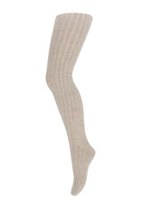 mp Denmark Cotton Rib Tights Beige Melange 108