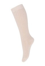 mp Denmark Inger Knee Socks Ecru 4109