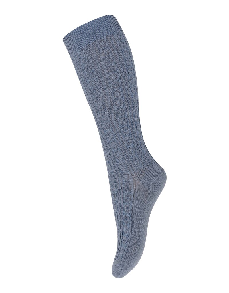 mp Denmark Muno Knee Socks Stone Blue 4222