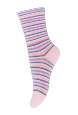 mp Denmark Re-Stock Socks Silver Pink 4150