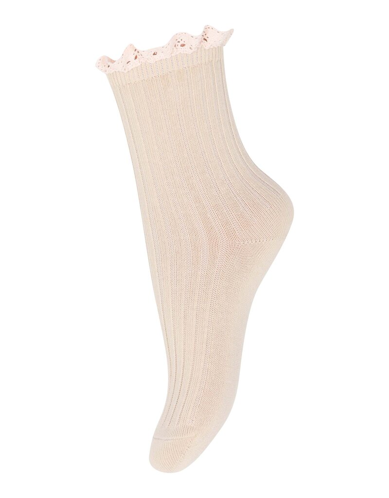 mp Denmark Julia Socks - Lace Ecru 4109