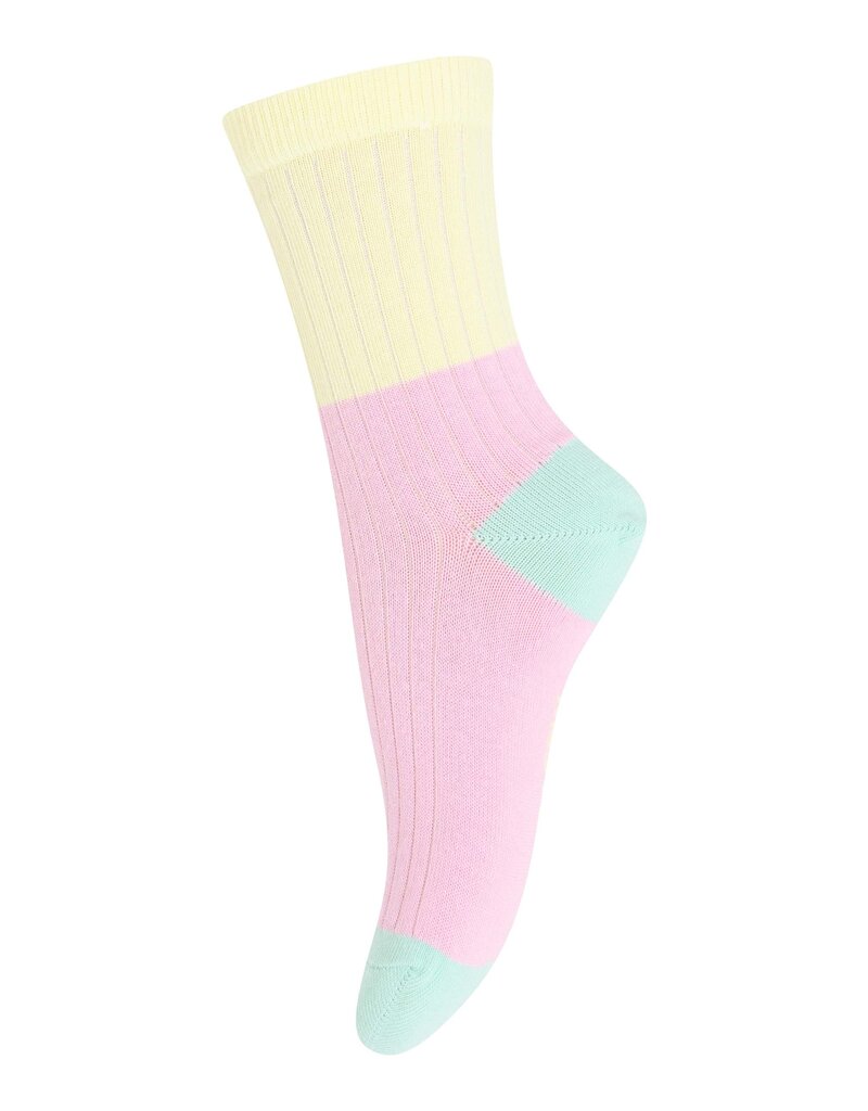 mp Denmark Block Colour Socks Pink Nectar 126