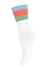 mp Denmark Wide Stripes Socks Snow White 432