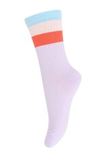 mp Denmark Wide Stripes Socks Cloud Lilac 4111