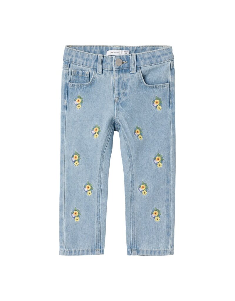 name it Rose Regular Jeans Light Blue Denim