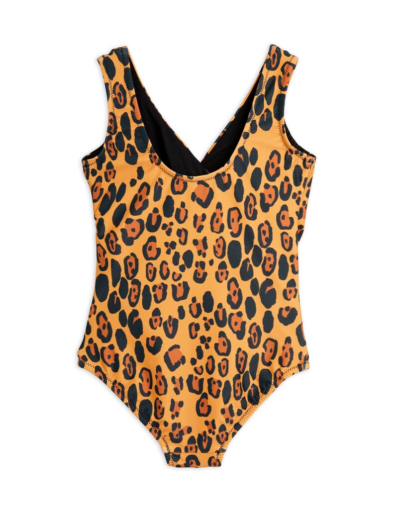 Mini Rodini Leopard aop overlap Swimsuit