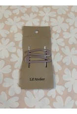 Lil' Atelier Doma 2pack Hairclip Violet Ice