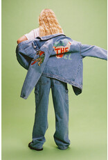 Alix the Label Denim Jacket Denim Blue