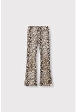 Alix the Label Knitted Leopard Flared Pants